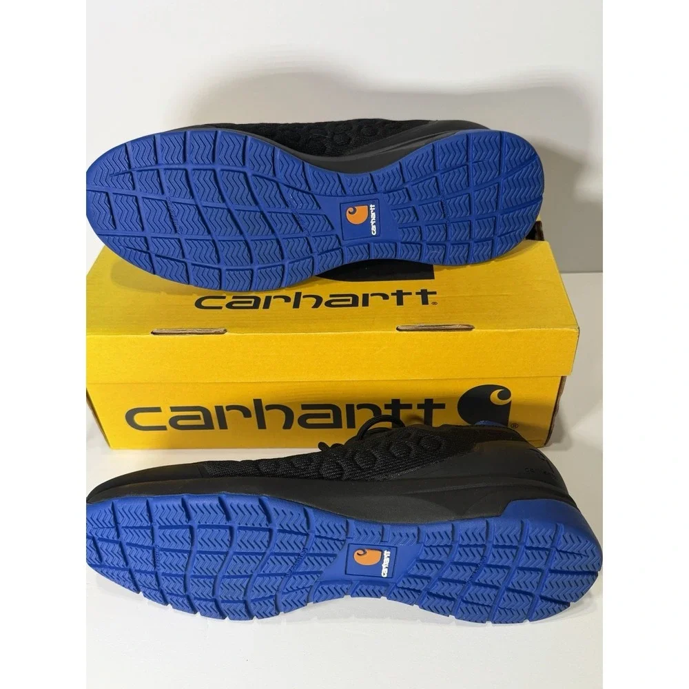 Carhartt Size 10W FORCE DAY ONE SAFETY Black New Men's Soft Toe Work Shoes